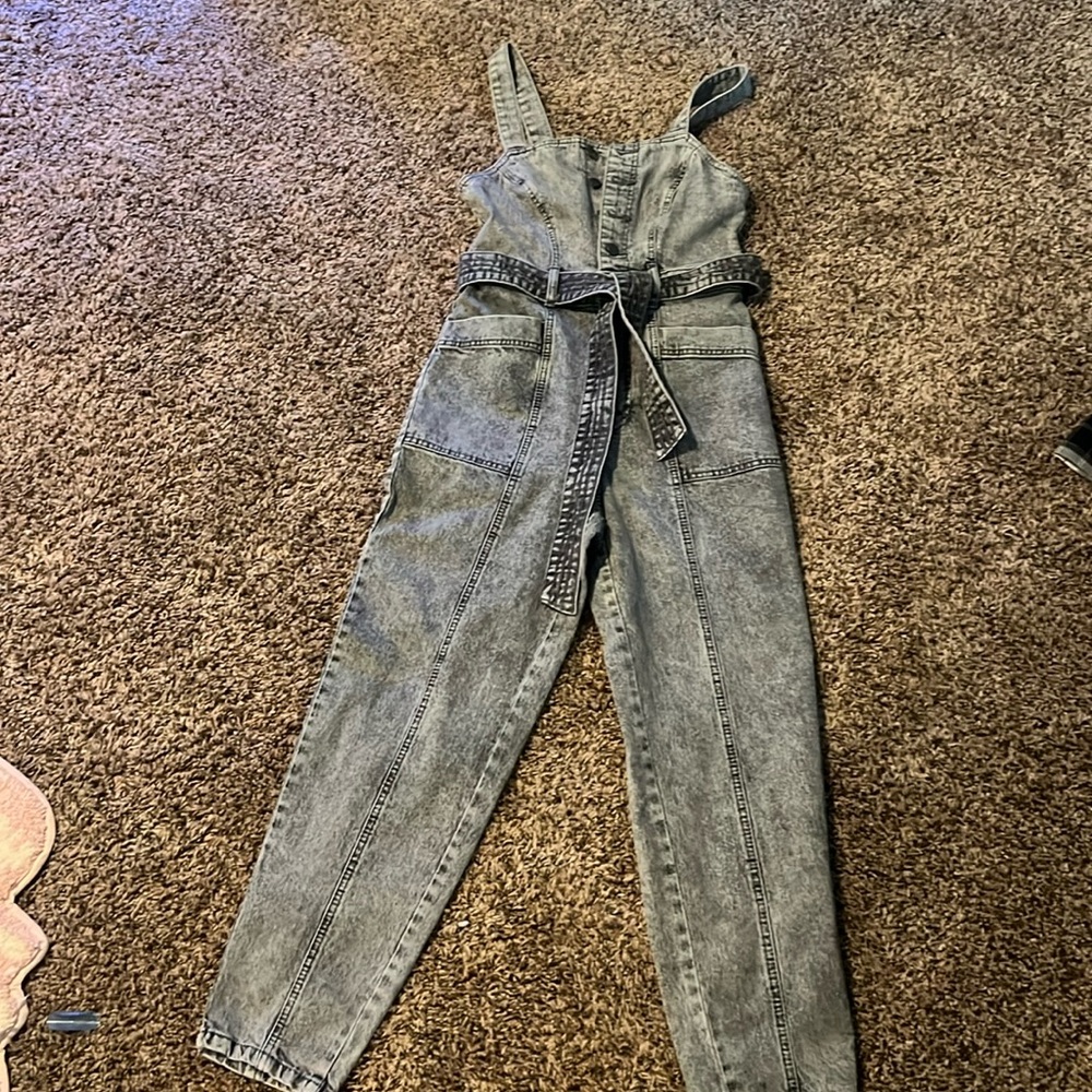 Denim overalls